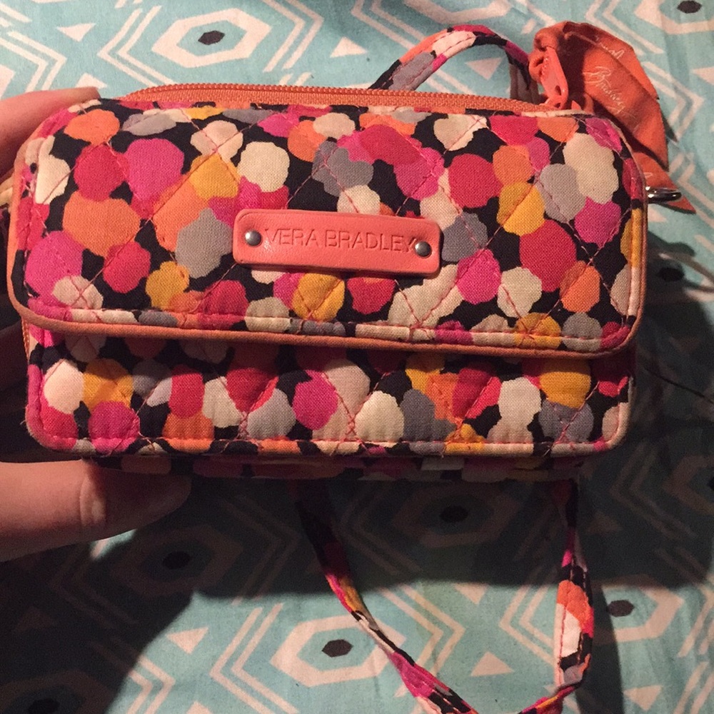 Vera Bradley crossbody/wristlet wallet